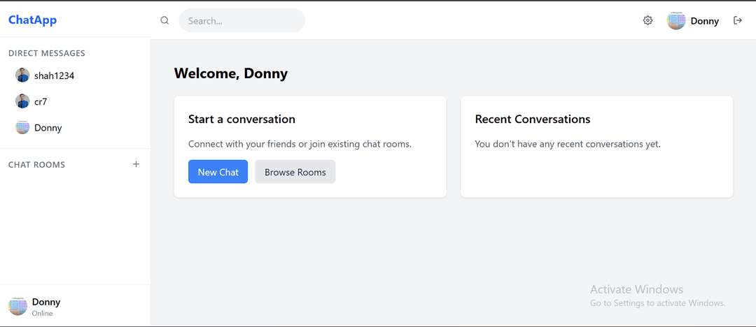 Real-time Chat App