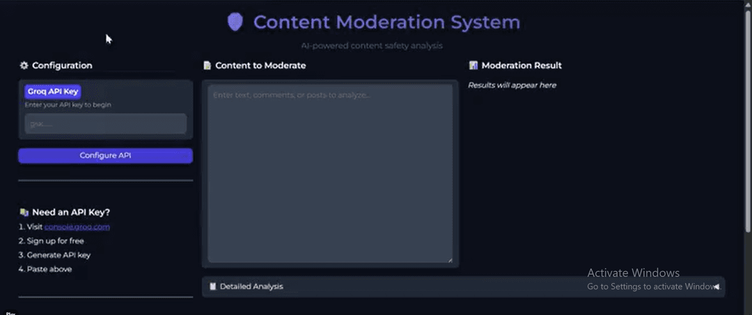 Content Moderator